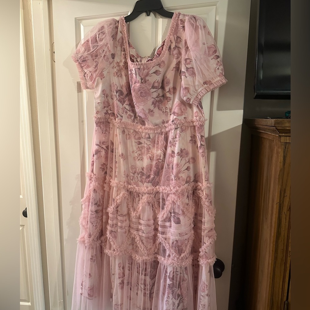Ivy City Pink Floral Wonderstruck Dress
